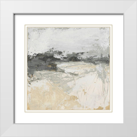 Wheatfield I White Modern Wood Framed Art Print with Double Matting by Vess, June Erica