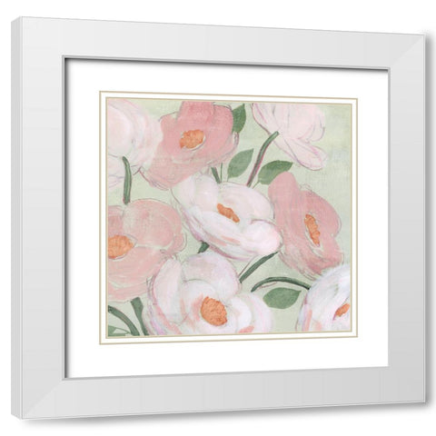 Flora Sketch II White Modern Wood Framed Art Print with Double Matting by Popp, Grace