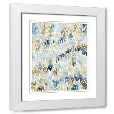 River Wavelets II White Modern Wood Framed Art Print with Double Matting by Popp, Grace