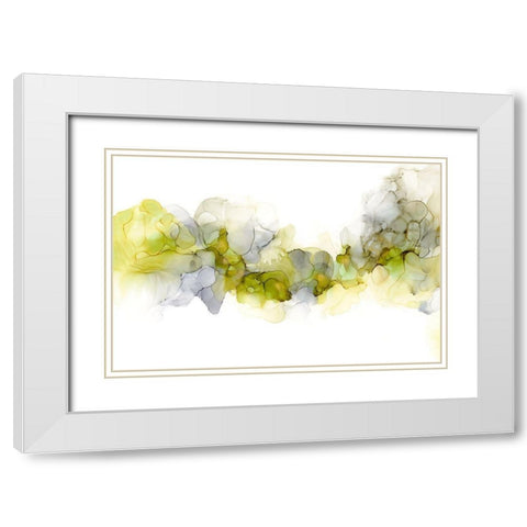 Emerging Mist I White Modern Wood Framed Art Print with Double Matting by Goldberger, Jennifer