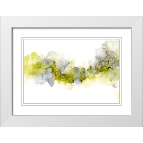 Emerging Mist I White Modern Wood Framed Art Print with Double Matting by Goldberger, Jennifer