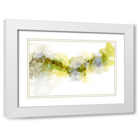 Emerging Mist II White Modern Wood Framed Art Print with Double Matting by Goldberger, Jennifer