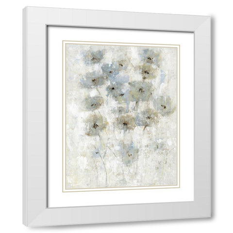Early Bloom I White Modern Wood Framed Art Print with Double Matting by OToole, Tim