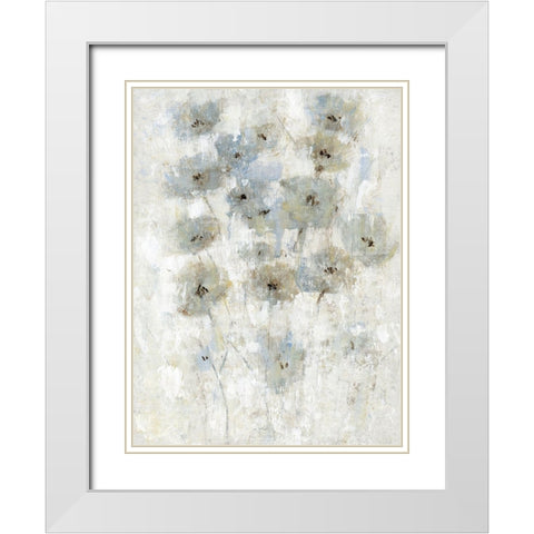 Early Bloom I White Modern Wood Framed Art Print with Double Matting by OToole, Tim