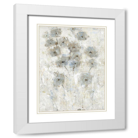 Early Bloom II White Modern Wood Framed Art Print with Double Matting by OToole, Tim