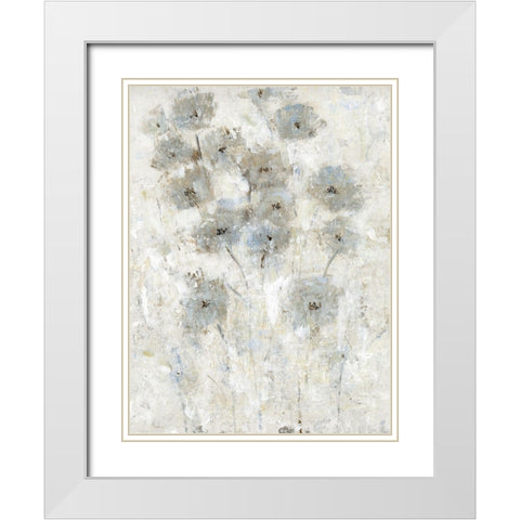 Early Bloom II White Modern Wood Framed Art Print with Double Matting by OToole, Tim