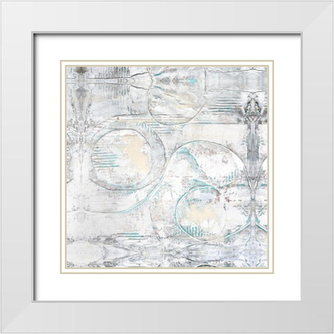 Neutral Park West II White Modern Wood Framed Art Print with Double Matting by Stramel, Renee W.