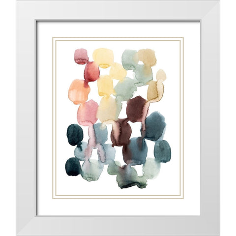 Desert Stones II White Modern Wood Framed Art Print with Double Matting by Popp, Grace