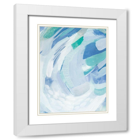 Beneath the Wave II White Modern Wood Framed Art Print with Double Matting by Popp, Grace