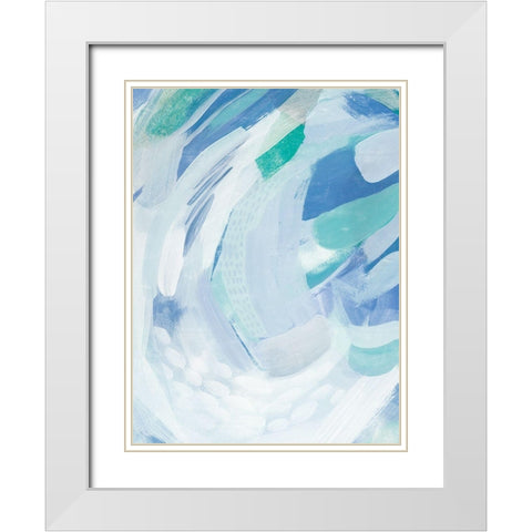 Beneath the Wave II White Modern Wood Framed Art Print with Double Matting by Popp, Grace