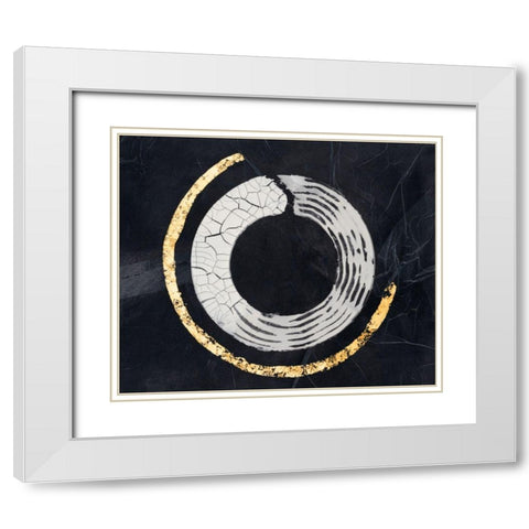 Phylum I White Modern Wood Framed Art Print with Double Matting by Lam, Vanna