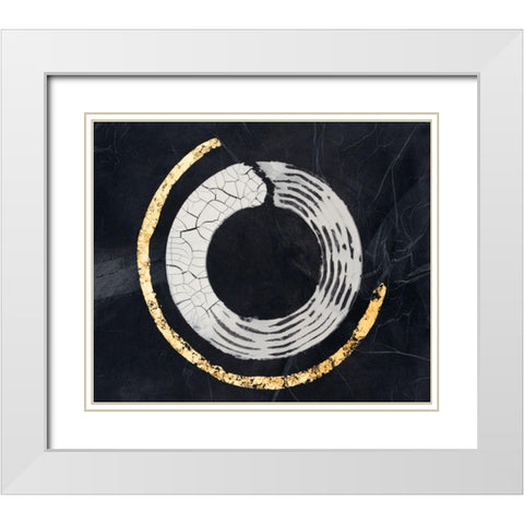 Phylum I White Modern Wood Framed Art Print with Double Matting by Lam, Vanna