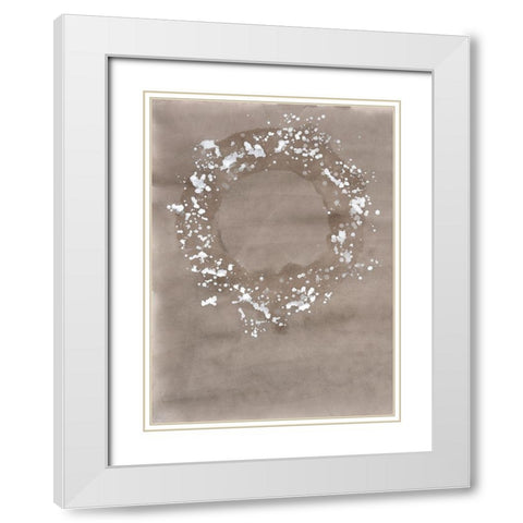 Neutral Coronet White Modern Wood Framed Art Print with Double Matting by Binder, Vanessa
