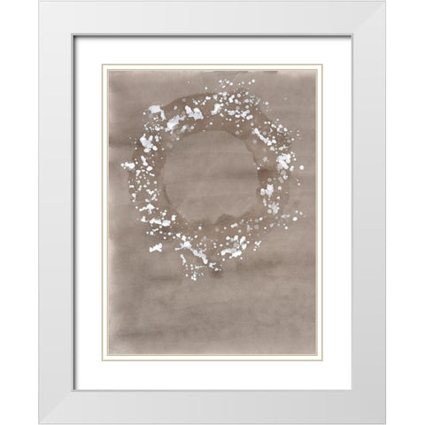 Neutral Coronet White Modern Wood Framed Art Print with Double Matting by Binder, Vanessa