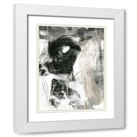 Storm Front I White Modern Wood Framed Art Print with Double Matting by Vess, June Erica