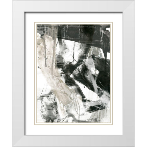 Storm Front II White Modern Wood Framed Art Print with Double Matting by Vess, June Erica