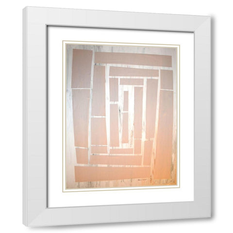 The Maze I White Modern Wood Framed Art Print with Double Matting by Avondet, Natalie