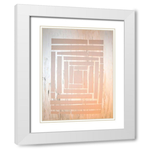 The Maze II White Modern Wood Framed Art Print with Double Matting by Avondet, Natalie
