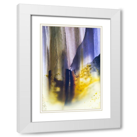 Subscape III White Modern Wood Framed Art Print with Double Matting by Hartson-Weddle, Ryan