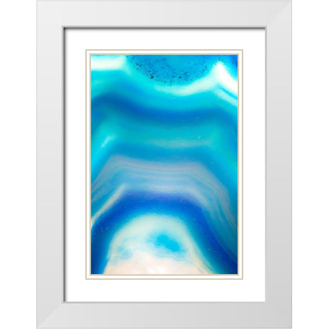 Subscape V White Modern Wood Framed Art Print with Double Matting by Hartson-Weddle, Ryan