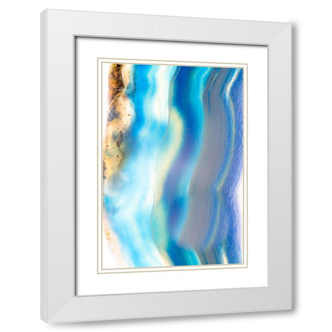 Subscape VI White Modern Wood Framed Art Print with Double Matting by Hartson-Weddle, Ryan