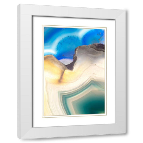 Subscape VII White Modern Wood Framed Art Print with Double Matting by Hartson-Weddle, Ryan