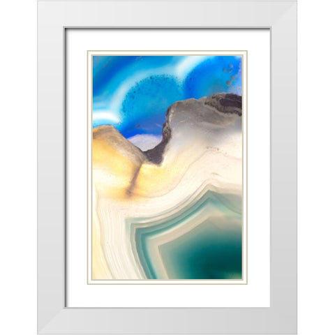Subscape VII White Modern Wood Framed Art Print with Double Matting by Hartson-Weddle, Ryan