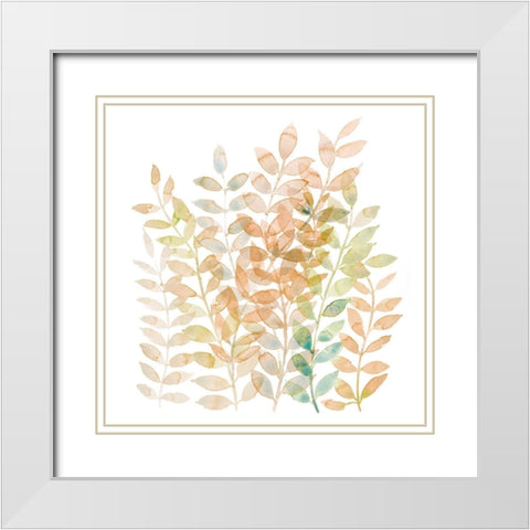 Entwined I White Modern Wood Framed Art Print with Double Matting by Popp, Grace