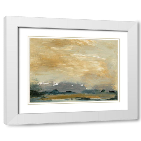 New Perspective IV White Modern Wood Framed Art Print with Double Matting by Gordon, Sharon