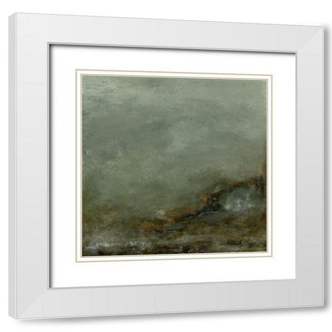 Realm II White Modern Wood Framed Art Print with Double Matting by Gordon, Sharon