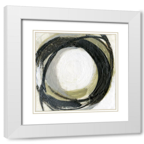 Light in the Center I White Modern Wood Framed Art Print with Double Matting by Goldberger, Jennifer