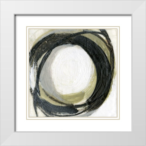 Light in the Center I White Modern Wood Framed Art Print with Double Matting by Goldberger, Jennifer