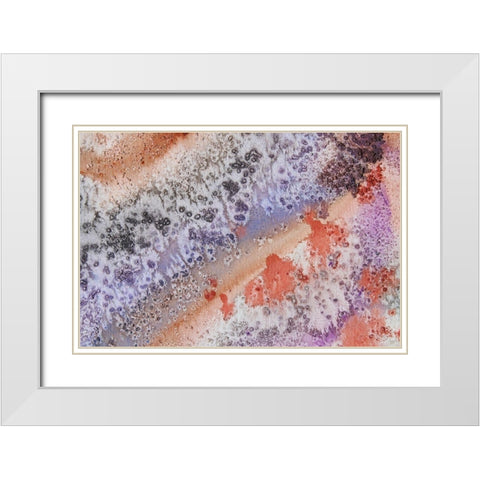 Textured Coast II White Modern Wood Framed Art Print with Double Matting by Orlov, Irena