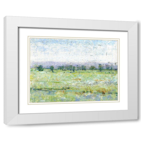Mountain Impressions I White Modern Wood Framed Art Print with Double Matting by OToole, Tim