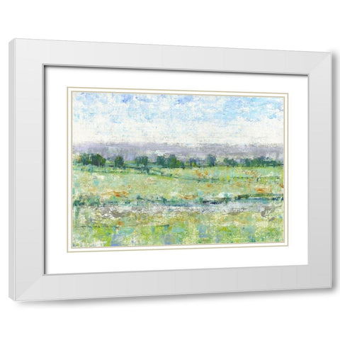 Mountain Impressions II White Modern Wood Framed Art Print with Double Matting by OToole, Tim