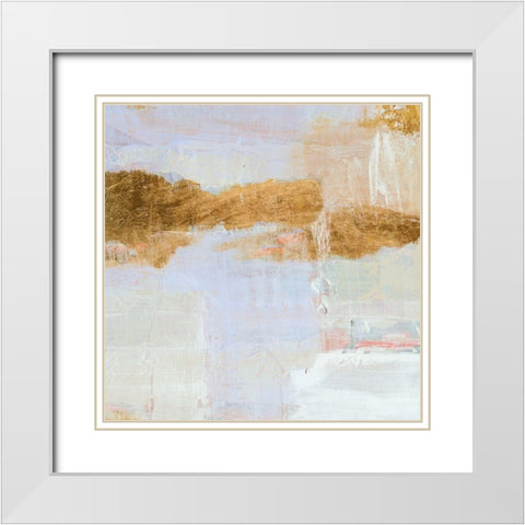Reprieve I White Modern Wood Framed Art Print with Double Matting by Barnes, Victoria
