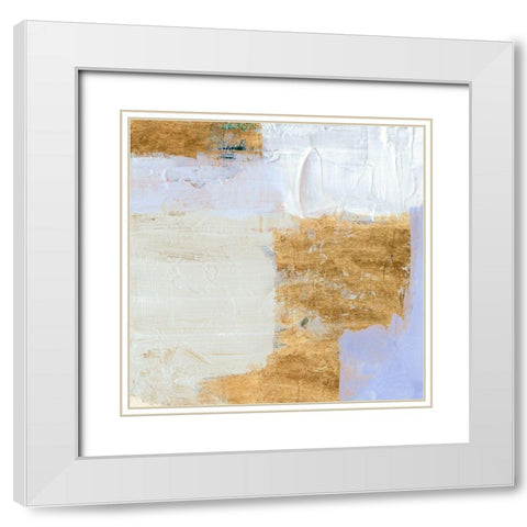 Reprieve VI White Modern Wood Framed Art Print with Double Matting by Barnes, Victoria