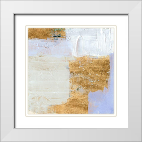 Reprieve VI White Modern Wood Framed Art Print with Double Matting by Barnes, Victoria