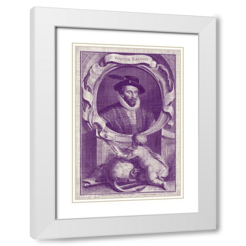 Houbraken Pop V White Modern Wood Framed Art Print with Double Matting by Houbraken, J.