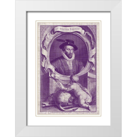 Houbraken Pop V White Modern Wood Framed Art Print with Double Matting by Houbraken, J.