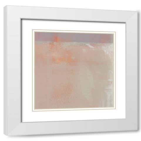 Lilac Colorfield II White Modern Wood Framed Art Print with Double Matting by Green, Jacob