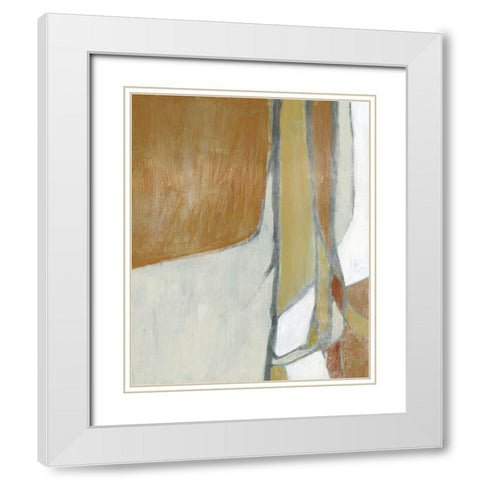 Mid-Century Redux I White Modern Wood Framed Art Print with Double Matting by Goldberger, Jennifer