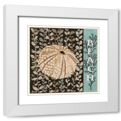 By the Shoreline I White Modern Wood Framed Art Print with Double Matting by Reynolds, Jade