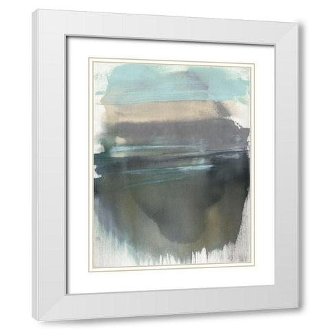 The Light on the Moor II White Modern Wood Framed Art Print with Double Matting by Goldberger, Jennifer