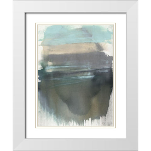 The Light on the Moor II White Modern Wood Framed Art Print with Double Matting by Goldberger, Jennifer