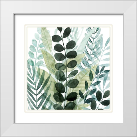 Forest Forage III White Modern Wood Framed Art Print with Double Matting by Popp, Grace