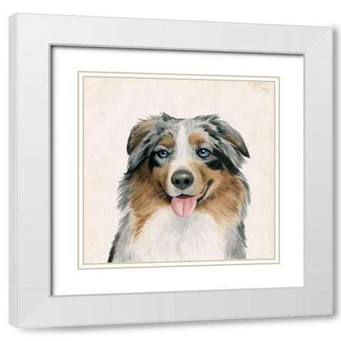 Best Bud III White Modern Wood Framed Art Print with Double Matting by Popp, Grace