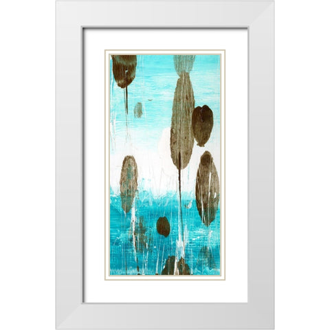 Cattails I White Modern Wood Framed Art Print with Double Matting by Harper, Ethan