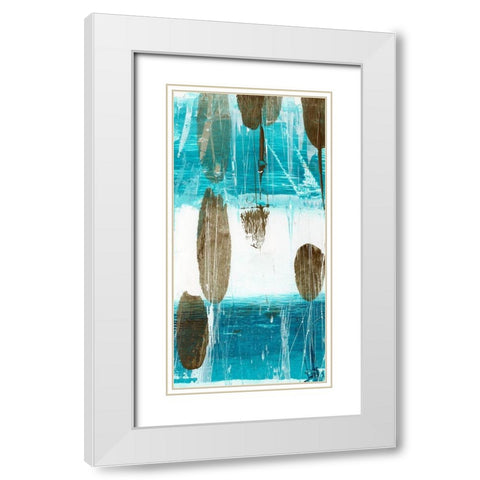 Cattails III White Modern Wood Framed Art Print with Double Matting by Harper, Ethan