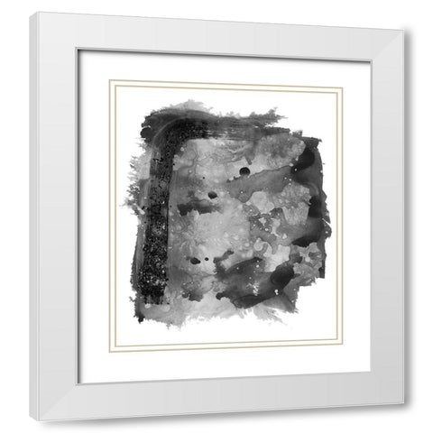 Dolomite I White Modern Wood Framed Art Print with Double Matting by Binder, Vanessa